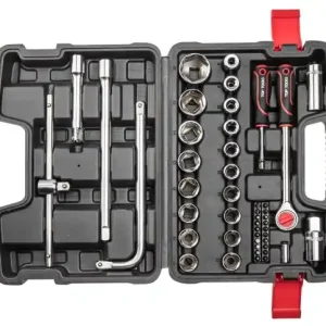 Klucze nasadowe 1/4", 1/2", zestaw 47 szt. Oferta limitowana